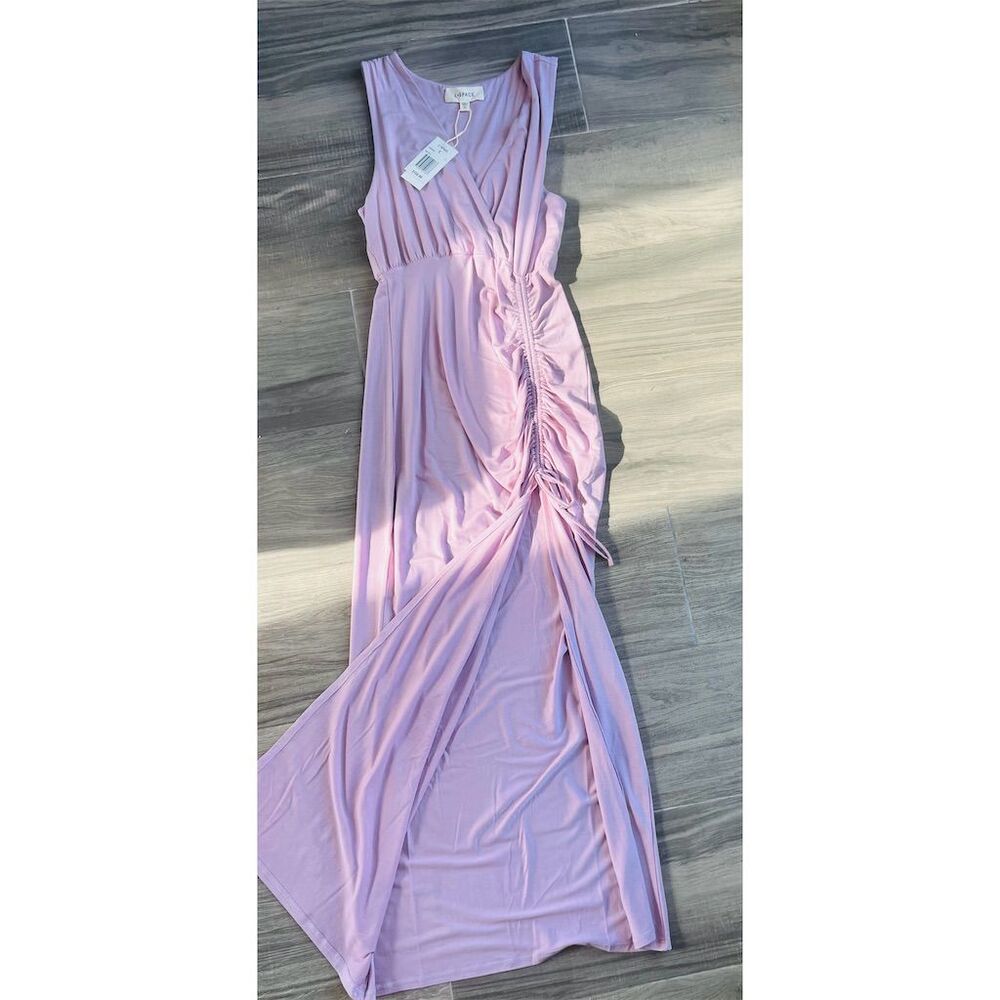 L*Space Darcy Dress Women's S Purple Long Pool Cover-Up High Slit